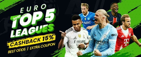 15% Cashback on Every Bet